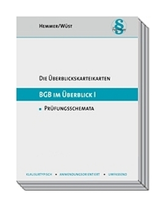 BGB im Überblick, Karteikarten. Tl.1