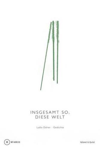 Insgesamt so, diese Welt, m. Audio-CD