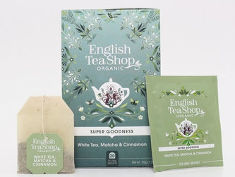 English Tea Shop Bílý čaj, Matcha, skořice - design mandala