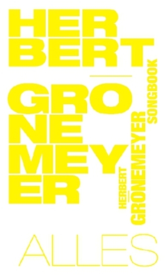 Herbert Grönemeyer Songbook - Alles