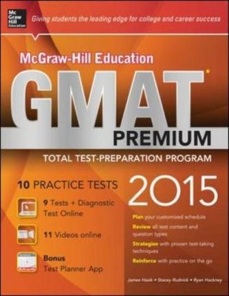 McGraw-Hill Education GMAT Premium, 2015 Edition, w. CD-ROM