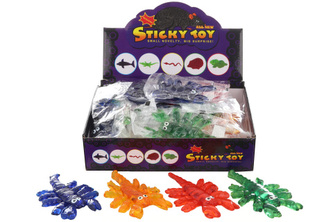 Gumový lepící štír 1 ks, různé barvy