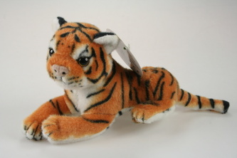 Plyš Tygr hnědý malý