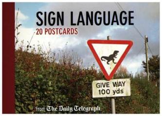 Daily Telegraph Sign Language Postcard Book