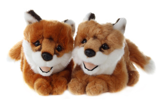 Plyš Liška ležící 24 cm