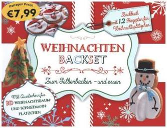 Weihnachten Backset, m. 2 Ausstecher Weihnachten Backset, m. 2 Ausstecher