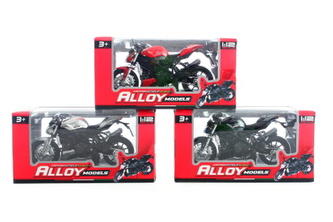 Motorka kovová se stojánkem