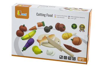 Dřevěné krájení - potraviny