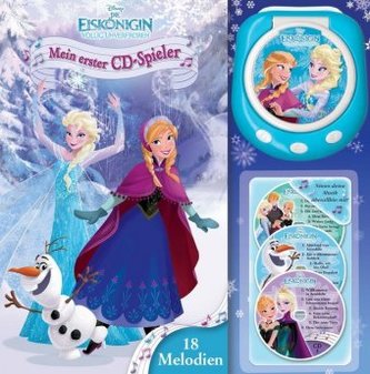 Die Eiskönigin, m. CD-Spieler u. 3 Audio-CDs