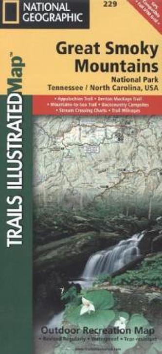 National Geographic Trails Illustrated Map Great Smoky Mountains National Park, Tennessee / North Carolina, USA