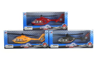 Helikoptéra mix barev 1 kus