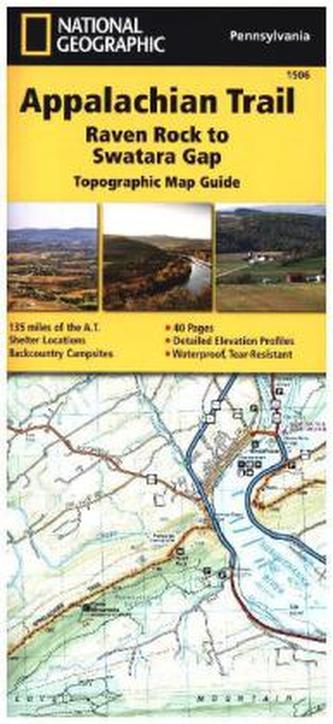 National Geographic Adventure Travel Map Raven Rock to Swatara Gap