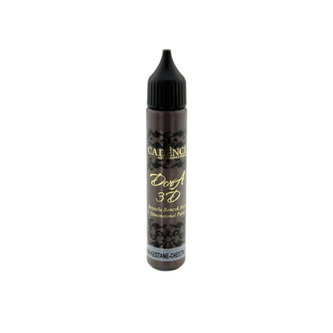 Cadence metalická kontura a 3D barva 25 ml - kaštanová hnědá