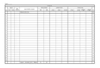 Deník a hlavní účetní kniha, A4, 41 listů