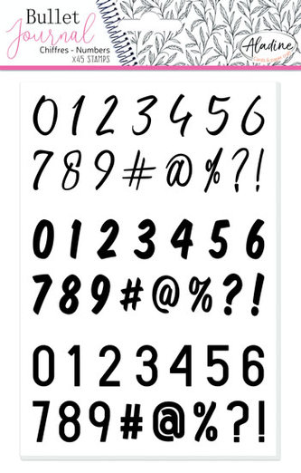 Razítka StampoBullet Journal -Číslice