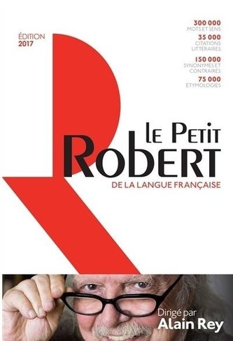 Le Petit Robert Dictionnaire 2017