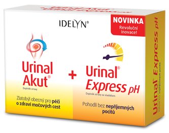 Urinal Akut + Urinal Express pH 10 tablet + 6 sáčků