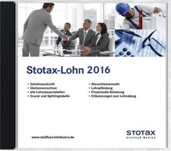 Stotax-Lohn 2016, CD-ROM