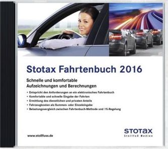 Stotax Fahrtenbuch 2016, CD-ROM