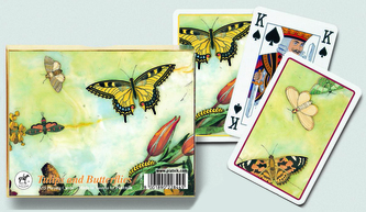 Piatnik Kanasta - Tulipány a motýli