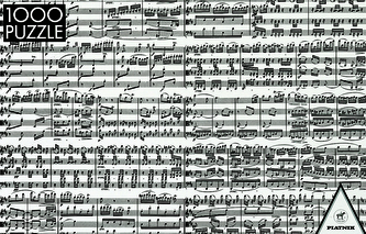 Puzzle 1000 d. Notový sešit