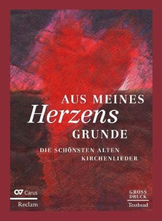Aus meines Herzens Grunde, Textband
