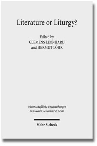 Literature or Liturgy? Literature or Liturgy?