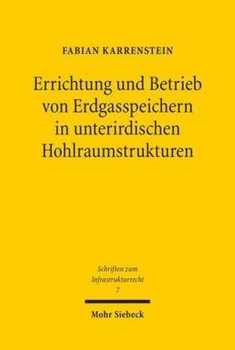 Errichtung und Betrieb von Erdgasspeichern in unterirdischen Hohlraumstrukturen