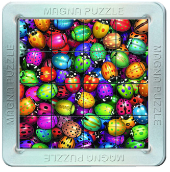 Puzzle 16 d. 3D Magnetické puzzle Berušky