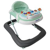 Dětské chodítko Baby Mix se silikonovými kolečky Grey Mint