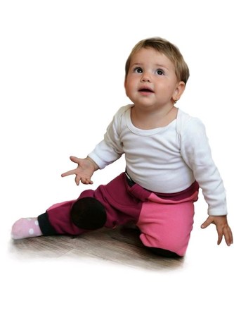 Dětské lezáčky VG modro-limetkové - velikost 86/92