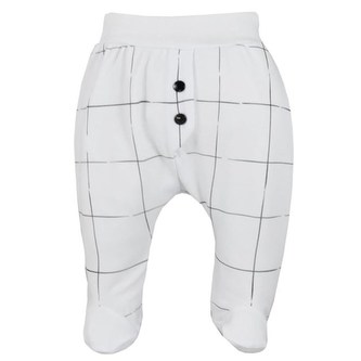 Kojenecké bavlněné polodupačky Koala MILK bílé - velikost 74 (6-9m)