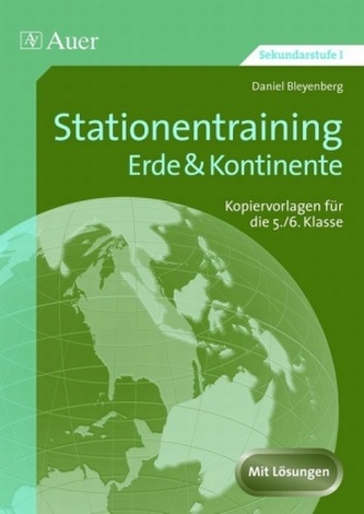 Stationentraining Erde & Kontinente