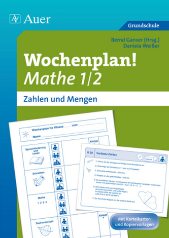 Wochenplan! Mathe 1/2 - Zahlen und Mengen