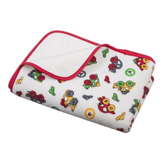 Přebalovací podložka Akuku 70x50 bílá s autíčky