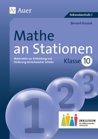 Mathe an Stationen, Klasse 10 Inklusion, m. CD-ROM