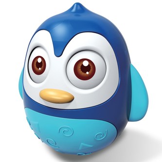 Kývací hračka Baby Mix tučnák blue
