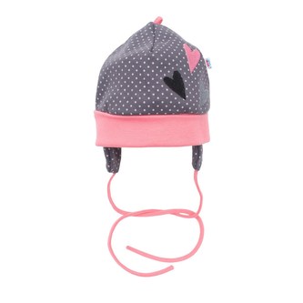 Kojenecká bavlněná čepička New Baby Ballerina - velikost 56 (0-3m)