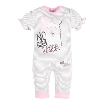 Kojenecké tričko s krátkým rukávem a tepláčky New Baby Lama - velikost 92 (18-24m)