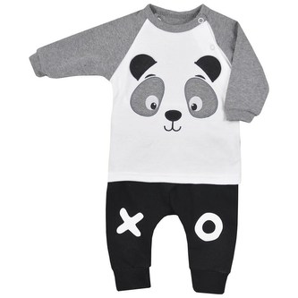 Kojenecké tepláčky a tričko Koala Panda - velikost 80 (9-12m)