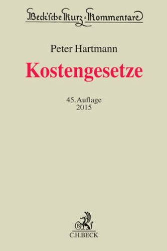 Kostengesetze (KostG), Kommentar