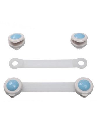 Pojistky na šuplíky a ledničky Baby Ono 2ks - hnědé