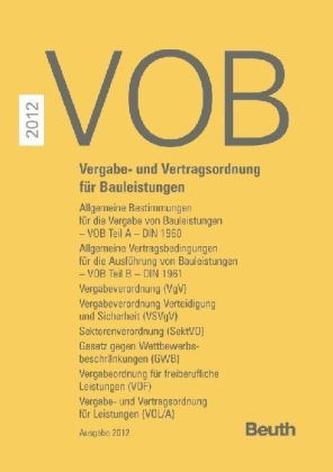 VOB, Ausgabe 2012