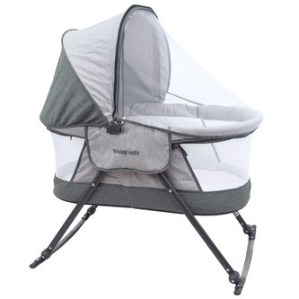 Dětská cestovní kolébka postýlka Baby Mix grey