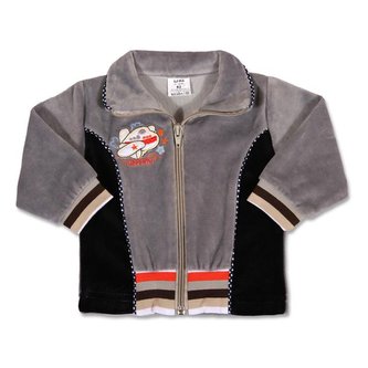 Semišková mikinka šedá