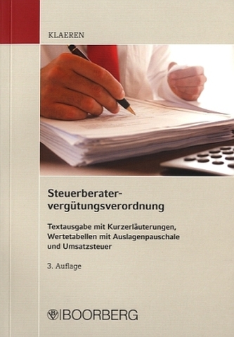 Steuerberatergebührenverordnung (StBGebV)