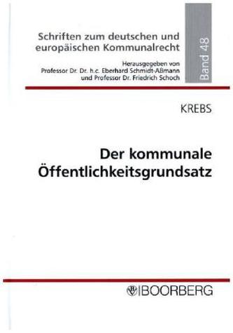 Der kommunale Öffentlichkeitsgrundsatz