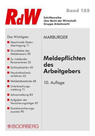 Meldepflichten des Arbeitgebers