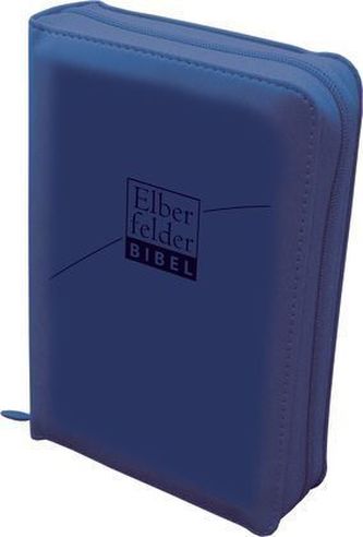 Elberfelder Bibel - Taschenausgabe, italienisches Kunstleder blau, mit Reißverschluss Elberfelder Bibel - Taschenausgabe, italienisches Kunstleder blau, mit Reißverschluss