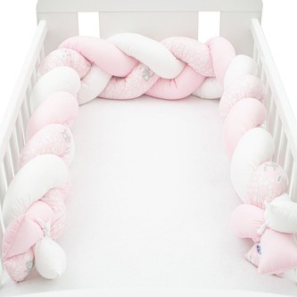Ochranný mantinel do postýlky cop New Baby Králíčci růžový Ochranný mantinel do postýlky cop New Baby Králíčci růžový